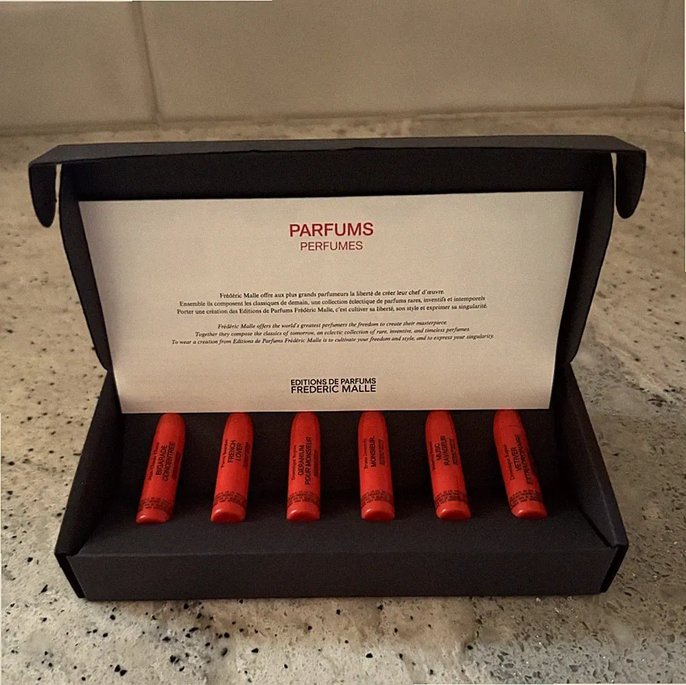 Frederic Malle Coffert Discovery Perfume Set 6 x 1.2mL Sample Vails NIB